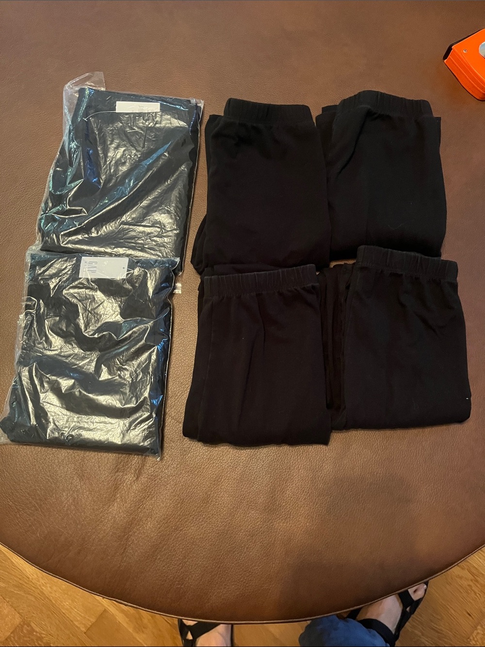 Bundle gap kids black leggings XL